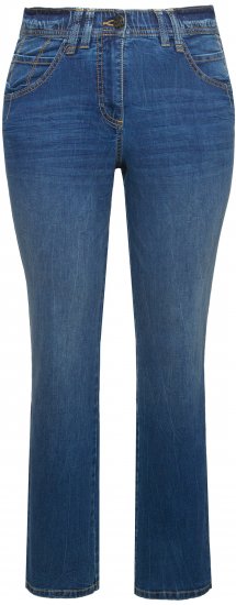 Ulla Popken Wide Leg Mandy Jeans Blue - Jeans & Broeken in Grote Maten – Plus Size - 