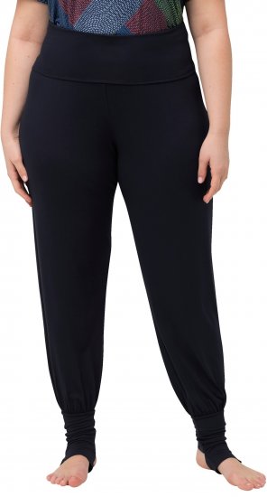 Ulla Popken Stirrup Yoga Pants Navy - Jeans & Broeken in Grote Maten – Plus Size - 