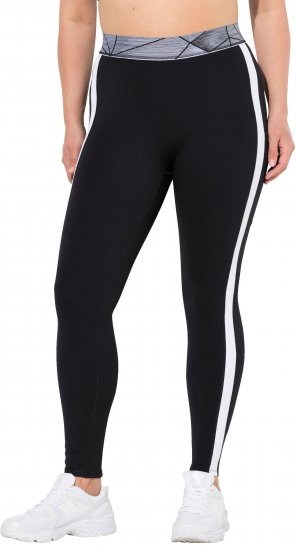 Ulla Popken High Waisted Leggings Black - Jeans & Broeken in Grote Maten – Plus Size - 
