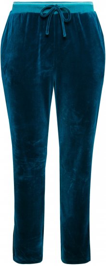 Ulla Popken Velvet Leggings Blue - Jeans & Broeken in Grote Maten – Plus Size - 
