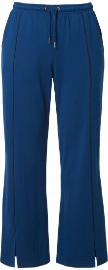 Ulla Popken Tracksuit Pants Blue - Jeans & Broeken in Grote Maten – Plus Size - 