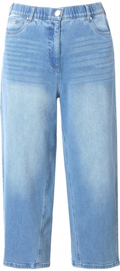 Ulla Popken Tapered Leg Mom Jeans Blue - Jeans & Broeken in Grote Maten – Plus Size - 