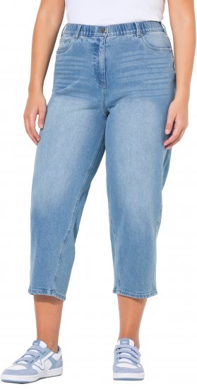 Ulla Popken Tapered Leg Mom Jeans Blue - Jeans & Broeken in Grote Maten – Plus Size - 