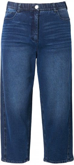 Ulla Popken Tapered Leg Mom Jeans Denim Blue - Jeans & Broeken in Grote Maten – Plus Size - 