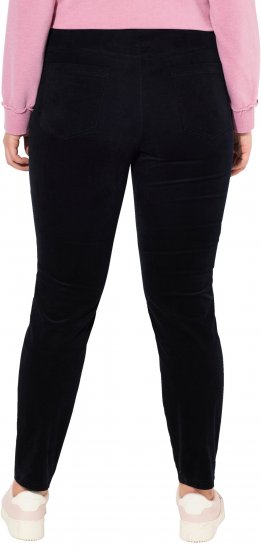 Ulla Popken Corduroy Leggings Navy - Jeans & Broeken in Grote Maten – Plus Size - 