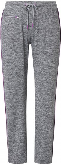Ulla Popken Quick Drying Jogging Pants Grey - Jeans & Broeken in Grote Maten – Plus Size - 