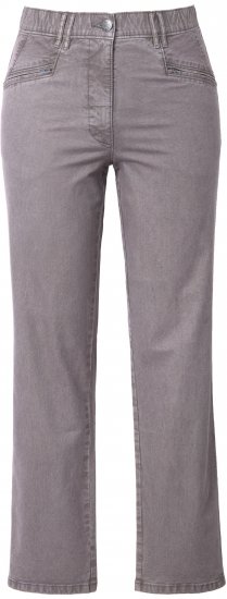 Ulla Popken Tapered Leg Mony Pants Black - Jeans & Broeken in Grote Maten – Plus Size - 