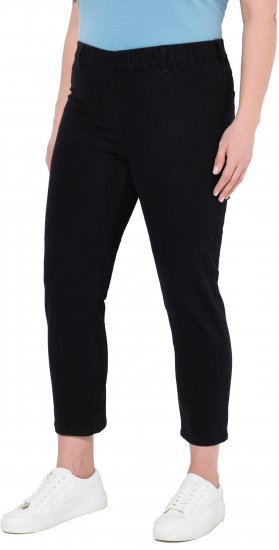 Ulla Popken Cropped Jeggings Black - Jeans & Broeken in Grote Maten – Plus Size - 