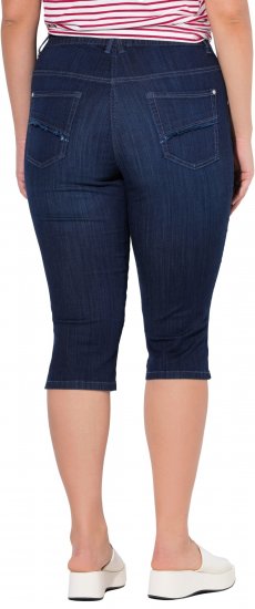 Ulla Popken Denim Elastic Waist Capres Blue - Jeans & Broeken in Grote Maten – Plus Size - 