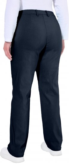 Ulla Popken Thermal Stretch Fit Mony Pants Navy - Jeans & Broeken in Grote Maten – Plus Size - 