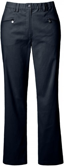 Ulla Popken Thermal Stretch Fit Mony Pants Navy Blue - Jeans & Broeken in Grote Maten – Plus Size - 