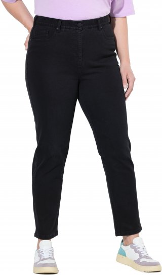 Ulla Popken Stretch Fit Mom Jeans Black - Jeans & Broeken in Grote Maten – Plus Size - 