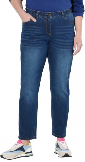 Ulla Popken Stretch Fit Boyfriend Jeans Blue - Jeans & Broeken in Grote Maten – Plus Size - 