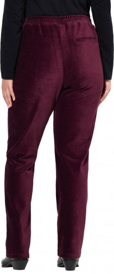 Ulla Popken Corduroy Elastic Waist Pants Brown - Jeans & Broeken in Grote Maten – Plus Size - 