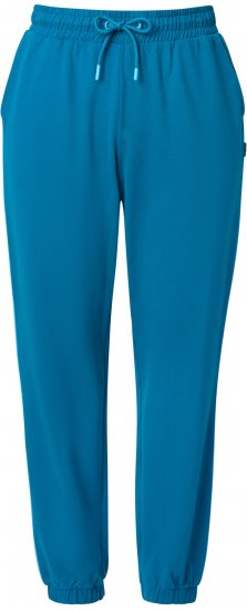 Ulla Popken Contrast Piping Joggers Blue - Jeans & Broeken in Grote Maten – Plus Size - 