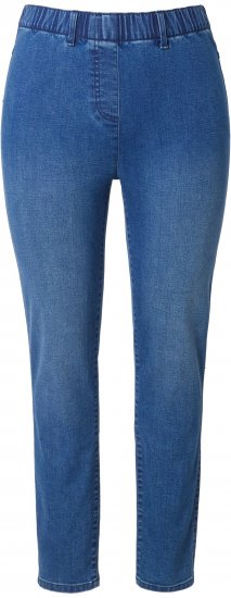Ulla Popken Denim Jeggings Blue Denim - Jeans & Broeken in Grote Maten – Plus Size - 