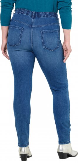 Ulla Popken Denim Jeggings Blue Denim - Jeans & Broeken in Grote Maten – Plus Size - 