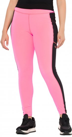 Ulla Popken Quick Drying Sports Leggings Pink - Jeans & Broeken in Grote Maten – Plus Size - 