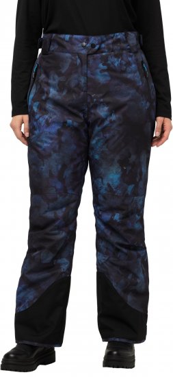 Ulla Popken Functional Ski Trousers Waterproof Velcro Closure Navy - Jeans & Broeken in Grote Maten – Plus Size - 