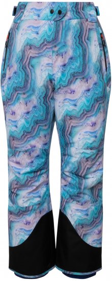 Ulla Popken Functional Ski Trousers Waterproof Shaped Knees Velcro Closure Mineral Blue - Jeans & Broeken in Grote Maten – Plus Size - 