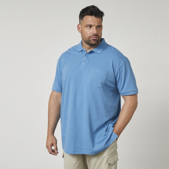 North Latitude 61011 Piqué Poloshirt Blauw - Polo shirts - Grote Maten Poloshirts Heren