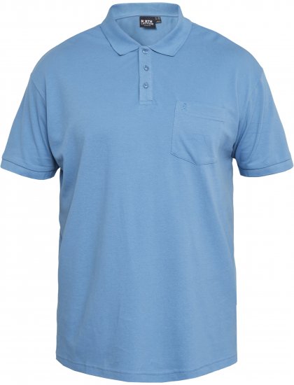 North Latitude 61011 Piqué Poloshirt Blauw - Polo shirts - Grote Maten Poloshirts Heren
