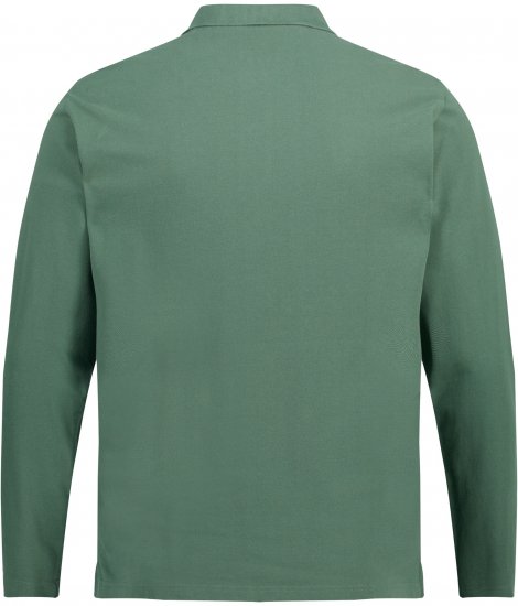JP1880 Polo Shirt Long Sleeve Pique Cactus - Polo shirts - Grote Maten Poloshirts Heren