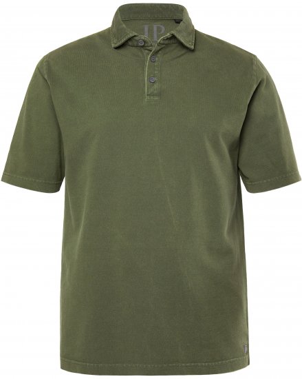 JP1880 Polo Shirt Short Sleeve Pique Vintage Green - Polo shirts - Grote Maten Poloshirts Heren