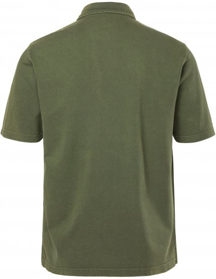 JP1880 Polo Shirt Short Sleeve Pique Vintage Green - Polo shirts - Grote Maten Poloshirts Heren