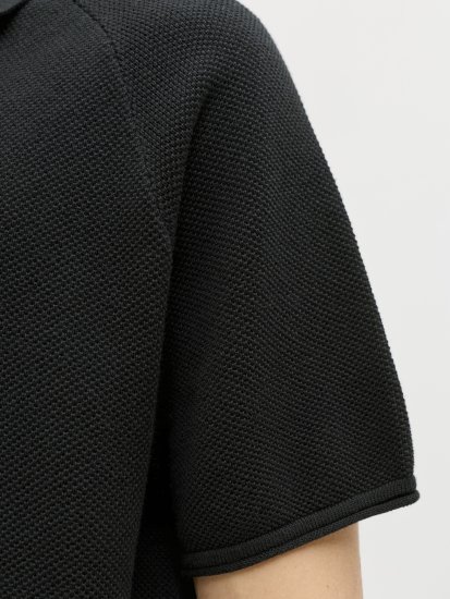 Jack & Jones Hill Polo Met Korte Mouwen Zwart - Polo shirts - Grote Maten Poloshirts Heren