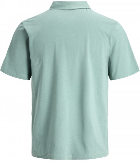 Jack & Jones Brandon Short Sleeve Polo Turquoise - Polo shirts - Grote Maten Poloshirts Heren