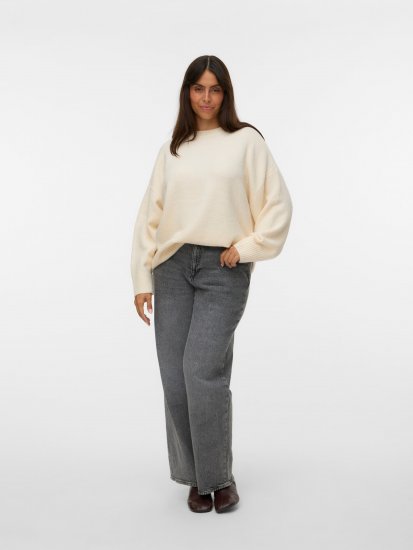 Vero Moda Boom Long Sleeve Pullover Birch - Gebreide truien - 