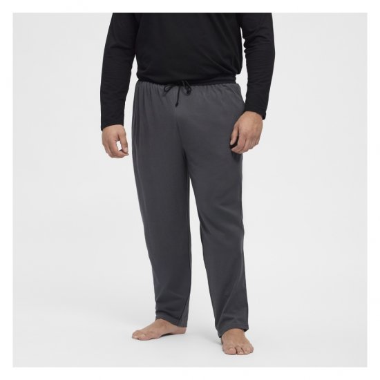 North Latitude Pyjama Pants Dark Grey Charcole - Pyjama's en Loungewear - Grote Maten Pyjama Heren