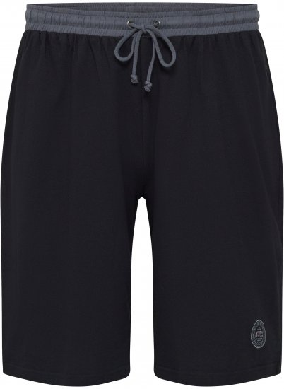 North Latitude Pyjama Shorts Black - Pyjama's en Loungewear - Grote Maten Pyjama Heren