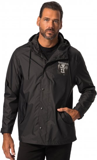 JP1880 Iron Maiden Rain Jacket Black - Sportkleding & outdoor - Grote Maten Sportkleding Heren