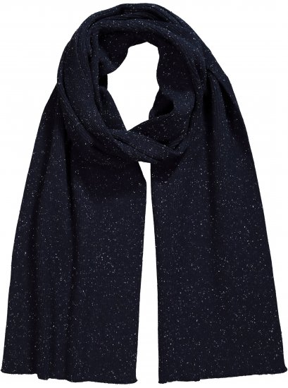 Ulla Popken Textured Speckled Scarf Navy - Modni dodaci - 