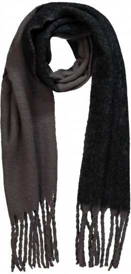 Ulla Popken Fringed Edge Boucle Scarf Green - Modni dodaci - 