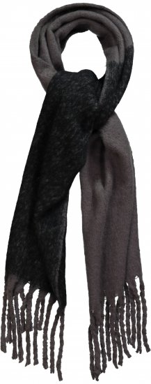 Ulla Popken Fringed Edge Boucle Scarf Green - Modni dodaci - 