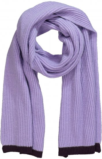 Ulla Popken Two Tone Knit Scarf Lavender - Modni dodaci - 