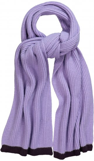 Ulla Popken Two Tone Knit Scarf Lavender - Modni dodaci - 