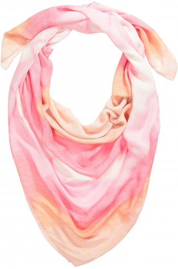 Ulla Popken Square Tie Dye Scarf Light Pink - Modni dodaci - 