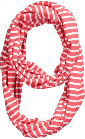 Ulla Popken Striped Infinity Scarf Light Pink - Modni dodaci - 