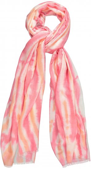 Ulla Popken Tie Dye Striped Scarf Magenta Pink - Modni dodaci - 