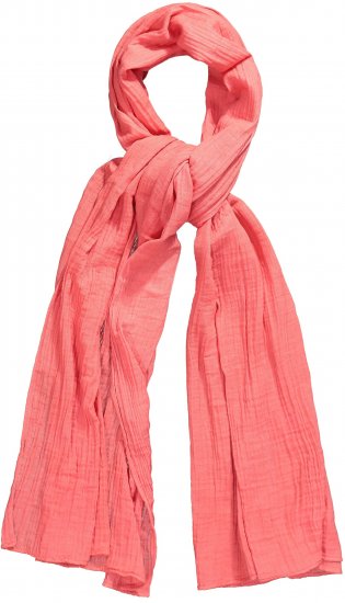 Ulla Popken Muslin Scarf Dark Coral - Modni dodaci - 