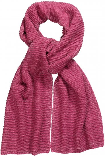 Ulla Popken Garter Stitch Knit Scarf Pink - Modni dodaci - 