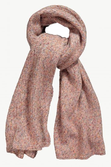Ulla Popken Heather Knit Wool Blend Scarf Dark Pink - Modni dodaci - 