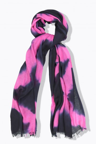 Ulla Popken Two Tone Fringed Hem Scarf Bold Pink - Modni dodaci - 