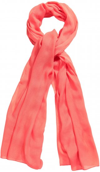 Ulla Popken Lightweight Scarf Coral Pink - Modni dodaci - 