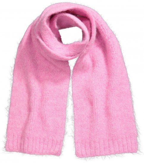 Ulla Popken Ribbed Knit Scarf Dark Pink - Modni dodaci - 