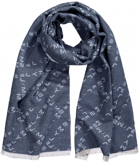 Ulla Popken Smyle Reversible Scarf Navy - Modni dodaci - 